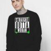 Straight Outta Wuhan Coronavirus Logo Sweatshirt