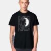 Tarot Card Crescent Moon And Cat T Shirt