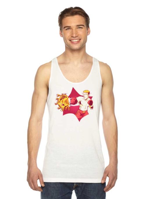 The Boxer Fighting Coronavirus Cartoon Tank Top