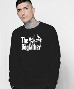 The Dogfather Dog Lover Metal Style Sweatshirt