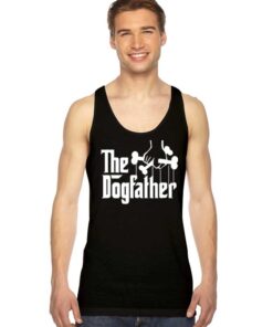 The Dogfather Dog Lover Metal Style Tank Top