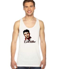 The Flash Ezra Miller Face Painting Tank Top