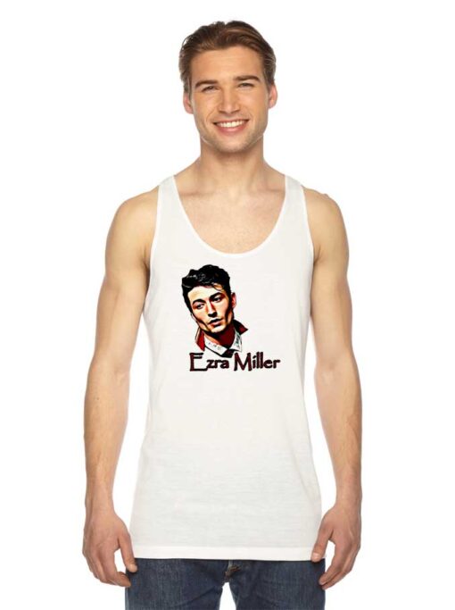 The Flash Ezra Miller Face Painting Tank Top