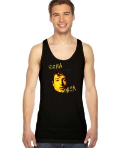 The Flash Ezra Miller Face Photo Vintage Tank Top