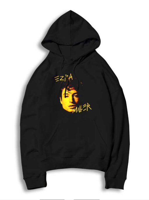 The Flash Ezra Miller Face Photo Vintage Hoodie