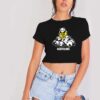 The Panda Pandemic Art Crop Top Shirt