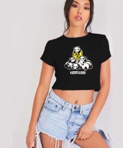 The Panda Pandemic Art Crop Top Shirt