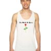 The World Is Yours Red Rose Flower Tank Top