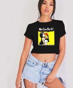 Tifa We Can Do It Cloud Crop Top Shirt