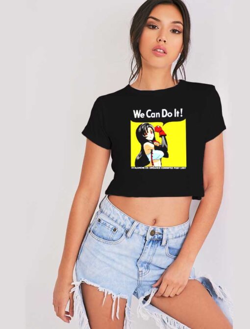 Tifa We Can Do It Cloud Crop Top Shirt