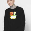 Tom Nook Bank Bath Animal Crossing Sweatshirt