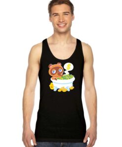 Tom Nook Bank Bath Animal Crossing Tank Top