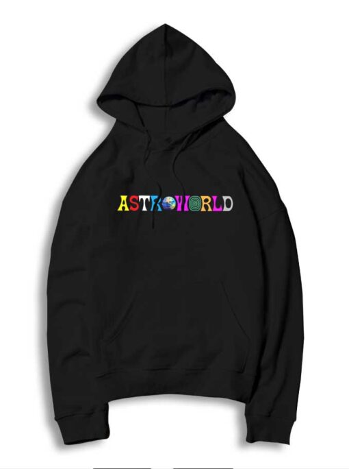 Travis Scott Astroworld Colorful Logo Hoodie