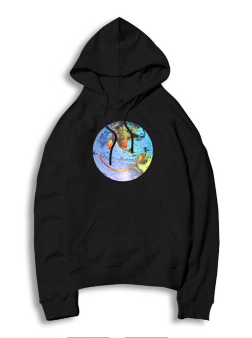 Travis Scott Astroworld Earth Globe Smiley Hoodie