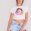 Travis Scott Astroworld Rainbow Logo Crop Top Shirt