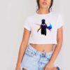 Travis Scott Fortnite Astronomical Space Nike Logo Crop Top Shirt