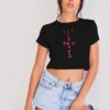 Travis Scott Jack Cactus Quote Logo Crop Top Shirt