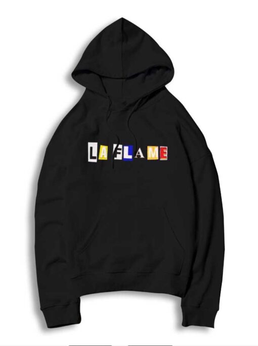 Travis Scott La Flame Words Block Hoodie