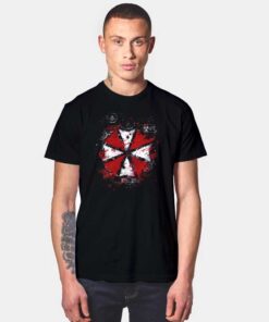 Umbrella Corporation It's Raining Blood Pandemic T Shirt