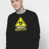 Under Quarantine Coronavirus Radioactive Logo Sweatshirt