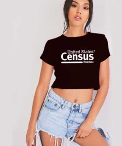 United States Census Bureau Logo Crop Top Shirt