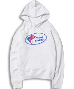 United States Flag I Went Outside Hoodie