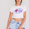 United States Flag I Went Outside Crop Top Shirt