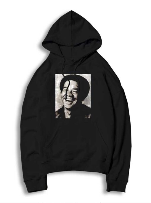 Vintage Bill Withers Music Legend Portrait Hoodie