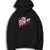 Vintage Thermal Splatter Dr Pepper Logo Hoodie