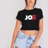 Vote JOE Biden For President 2020 Logo Crop Top Shirt