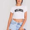 Wellness Sporty And Rich Jersey Logo Crop Top Shirt