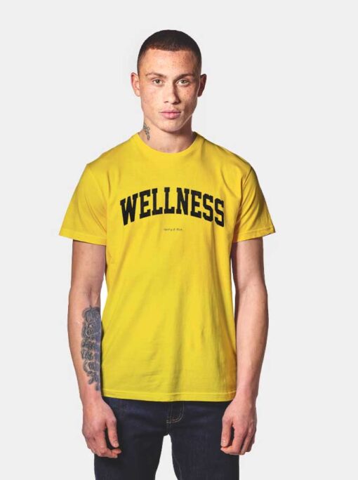 Wellness Sporty And Rich Jersey Logo T Shirt