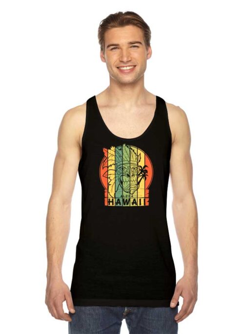 Aloha Hawaii Island Tiki 1980 Vintage Tank Top