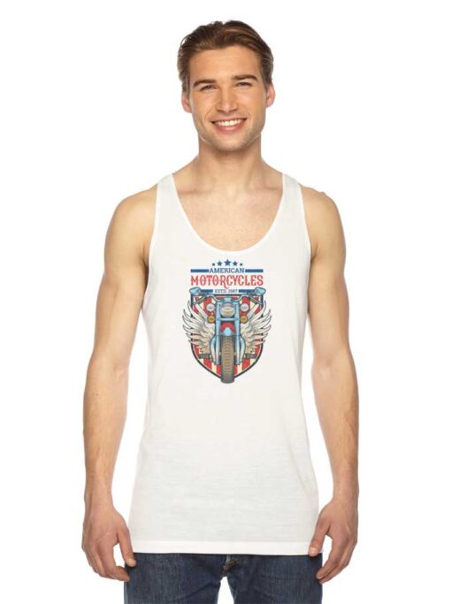 American Motorcycles Established 1987 Logo Tank Top