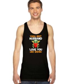 Baby Yoda Best Husband Love You I Do Tank Top