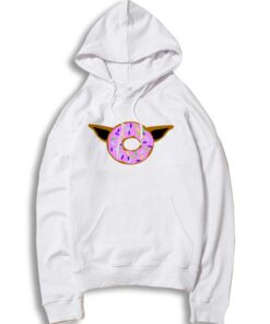 Baby Yoda Donut Face Head Logo Hoodie