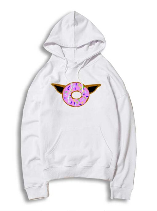 Baby Yoda Donut Face Head Logo Hoodie