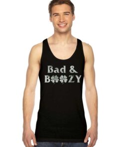 Bad And Boozy Clover Beer Drinker Tank Top