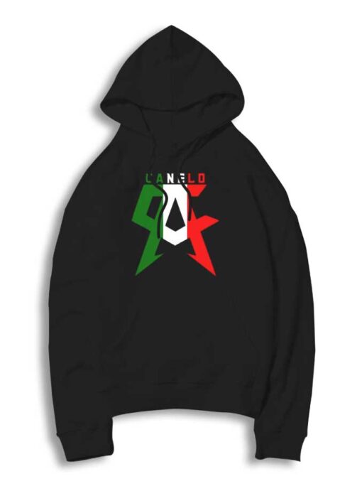 Canelo Alvarez Team Canelo Italian Flag Pattern Hoodie