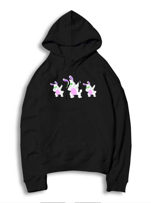 Cool Dabbing Bunny Easter Dancing Hoodie