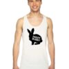 Daddy Bunny Silhouette Easter Rabbit Tank Top