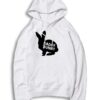 Daddy Bunny Silhouette Easter Rabbit Hoodie