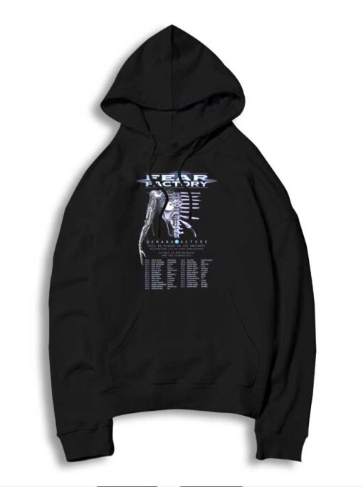 Fear Factory 20 Year Anniversary Scifi Logo Hoodie