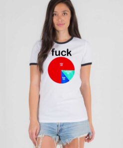 Fuck Usage Percentage Diagram You Shit That Ringer Tee