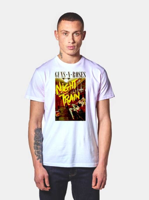 Guns N Roses Night Train Cover Art T Shirt