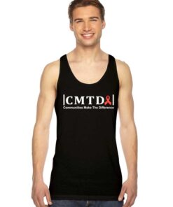 HIV Aids Communities Make The Difference Quote Tank Top