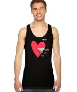 Heart Percentage Mom Video Games Pizza Wifi Tank Top