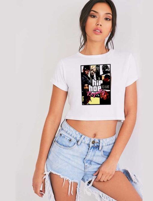 Hip Hop Royalty Snoop Dogg GTA Logo Crop Top Shirt