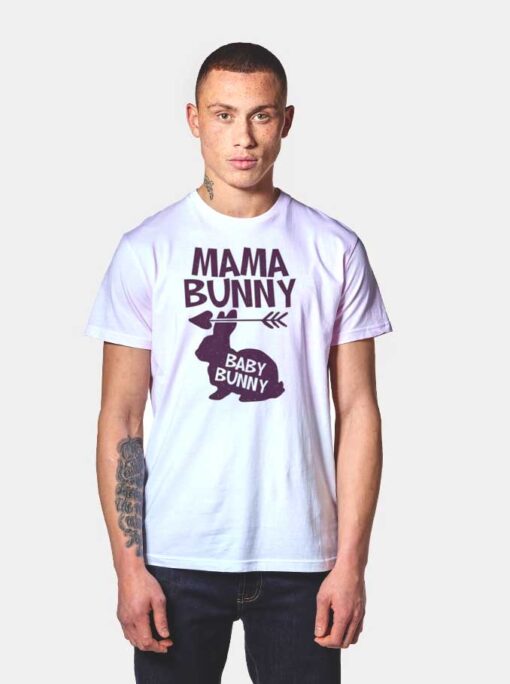 Mama Bunny Baby Bunny Easter Pregnant T Shirt