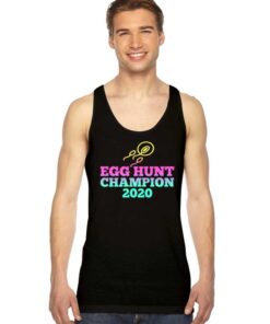 Man Of Egg Hunt Champion 2020 Easter Pregnant Tank Top